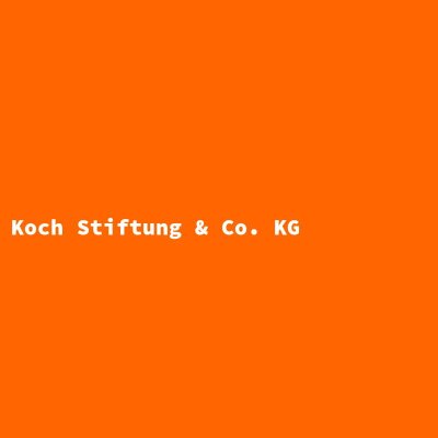 Hersteller: Koch Stiftung &amp; Co. KG