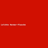 Leichte Marmor-Flasche