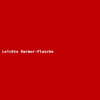 Leichte Marmor-Flasche