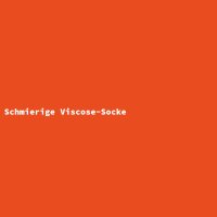 Schmierige Viscose-Socke