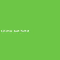 Leichter Samt-Mantel