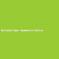 Reichhaltiger Baumwolle-Schirm