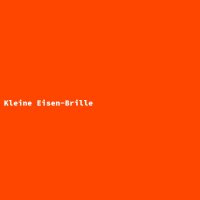 Kleine Eisen-Brille