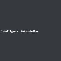 Intelligenter Beton-Teller