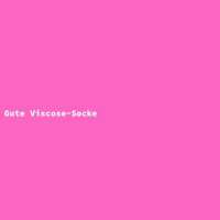 Gute Viscose-Socke