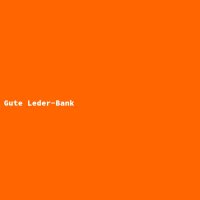 Gute Leder-Bank