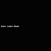Gute Leder-Bank